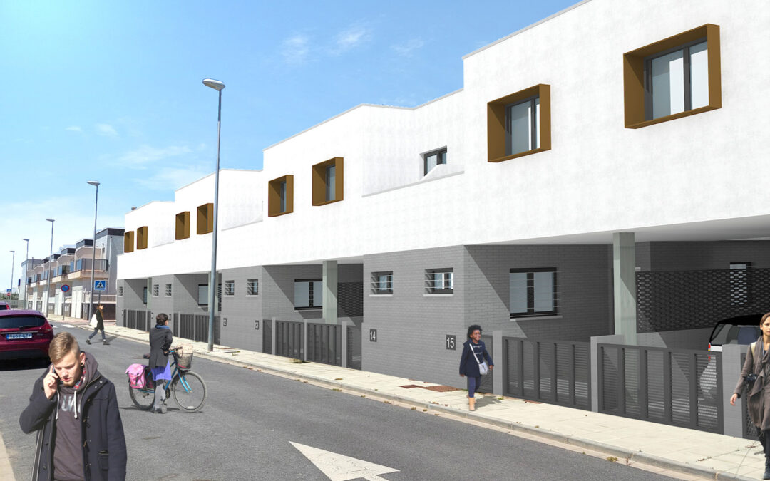 LOTOARQ gana el 1ª premio en concurso público, convocado por Almería XXI, para 16 viviendas protegidas en Costacabana, Almería. 